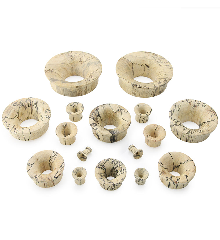 Tamarind Wood Mayan Flare Tunnel Plugs