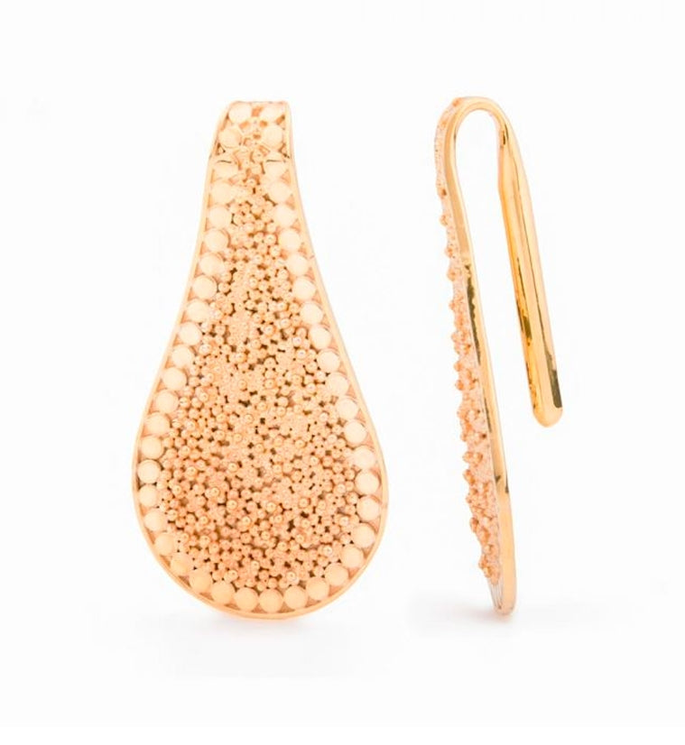 Deluge Teardrop Brass Ear Weights