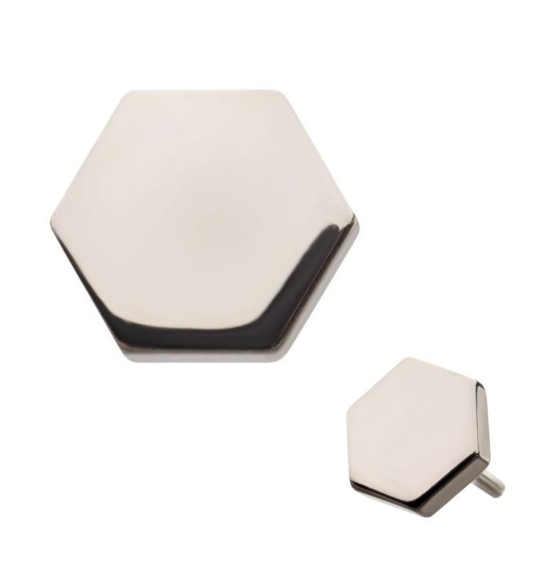 Hexagon Threadless Titanium Top