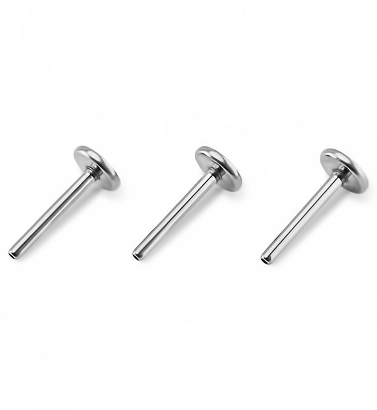 ASTM F-136 Titanium Threadless Labret