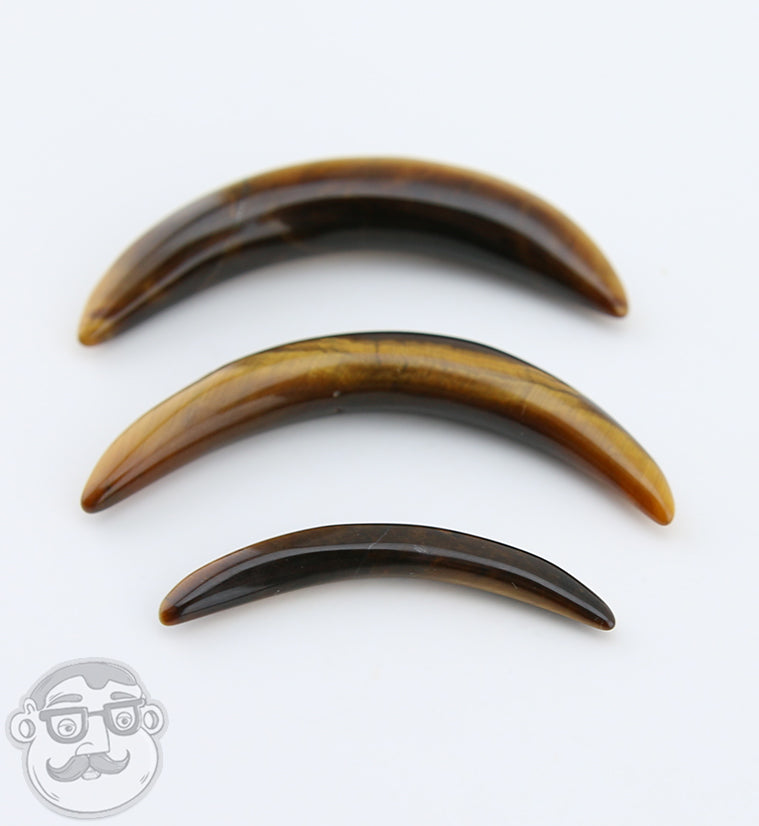 Tiger Eye Stone Septum Tusk
