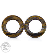 Tiger Eye Double Flare Tunnels