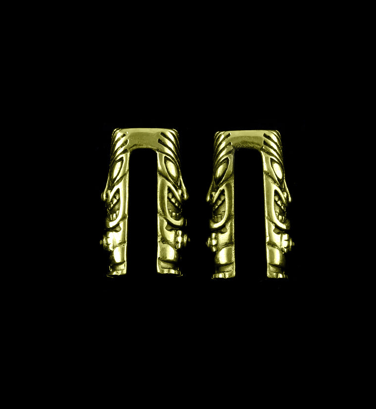 Tiki Brass Ear Weights