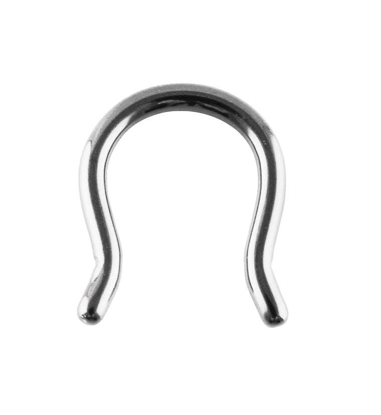 ASTM F136 Titanium Omega Septum Ring