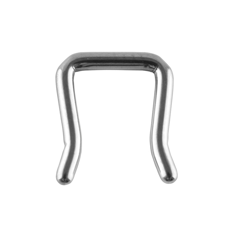 ASTM F136 Titanium Staple Septum Ring