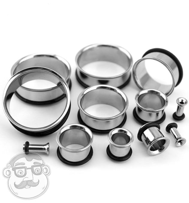 Titanium Single Flare Tunnel Plugs
