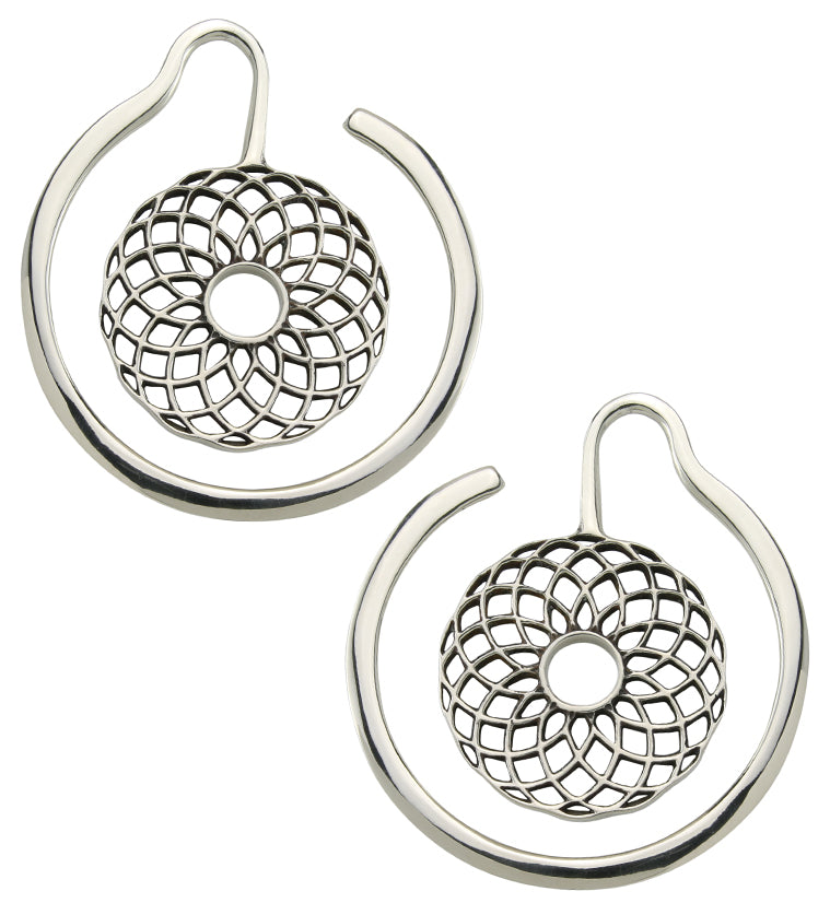 Torus White Brass Ear Weights