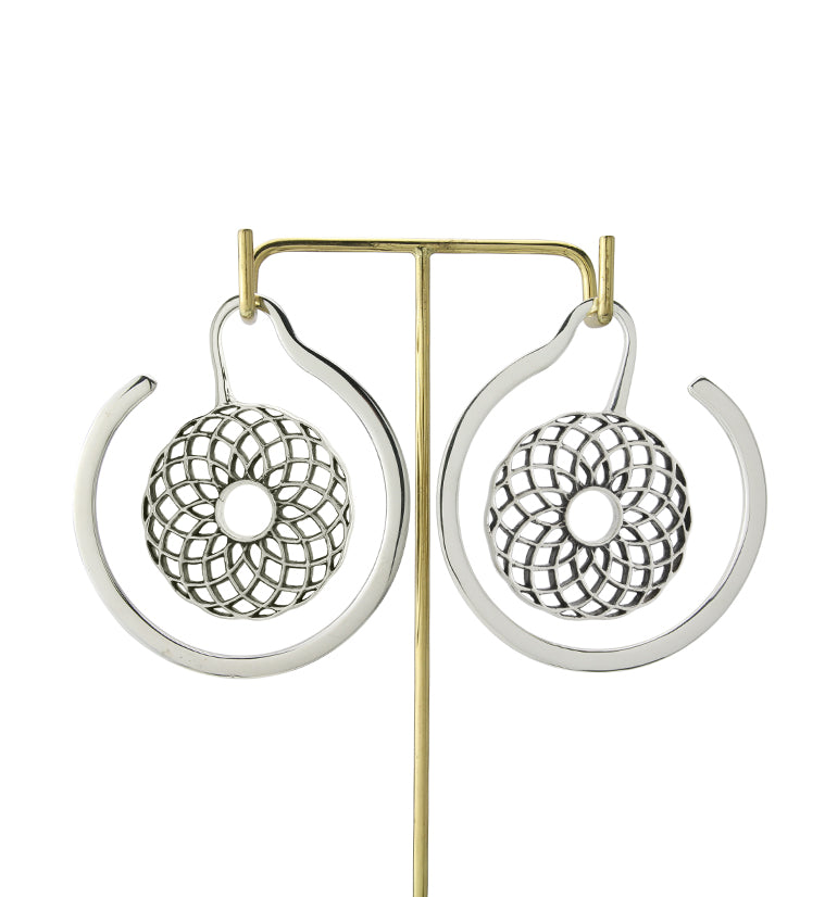 Torus White Brass Ear Weights