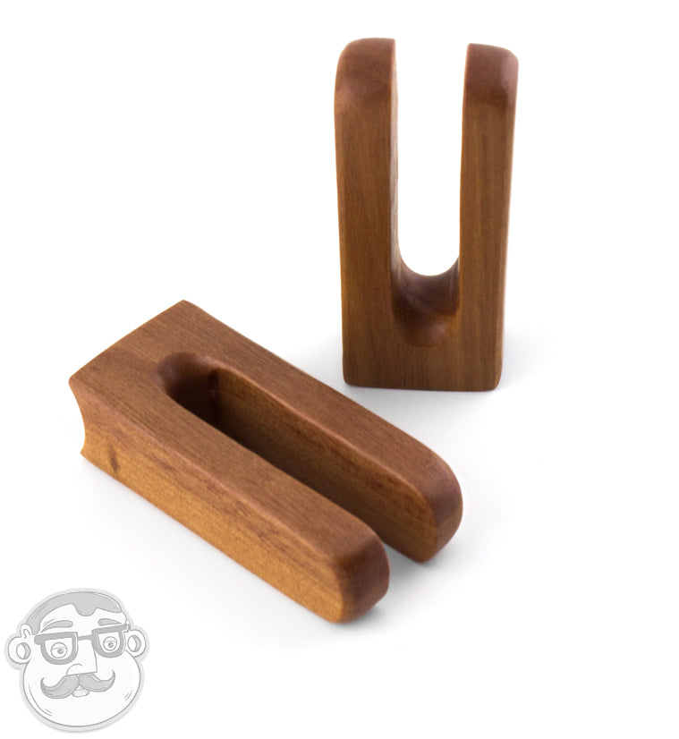 Saba Wood Tower Ear Weights