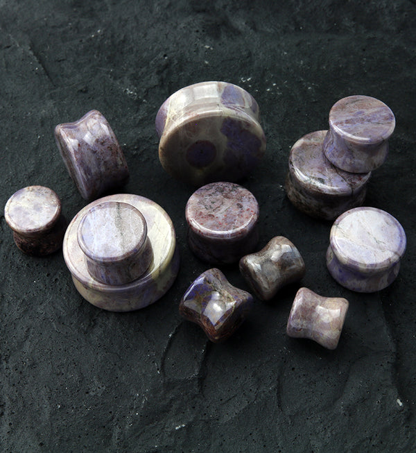 Turkish Purple Jade Stone Plugs