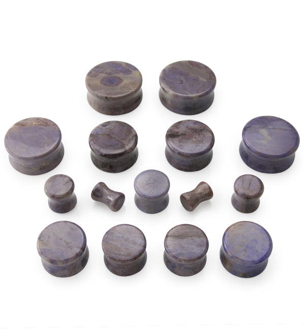 Turkish Purple Jade Stone Plugs