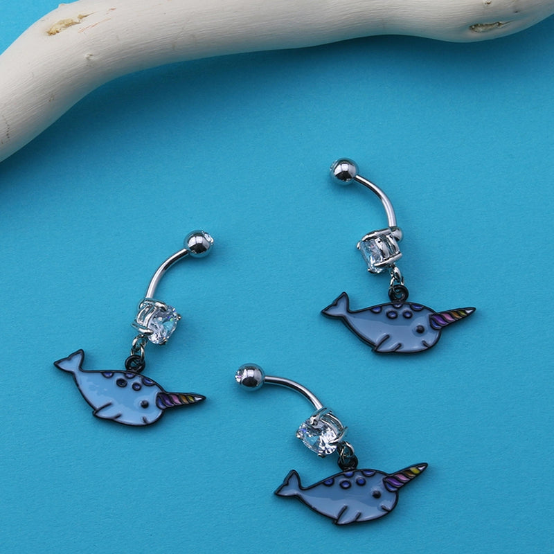 Unicorn of The Sea Belly Button Ring