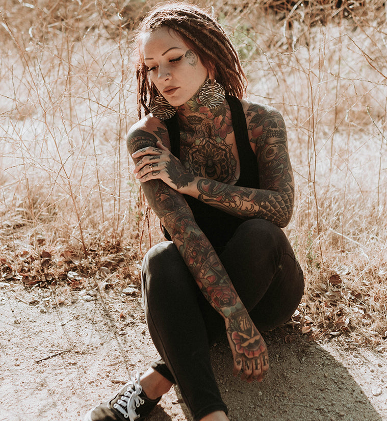 Silver Plica Brass Earrings - Weights