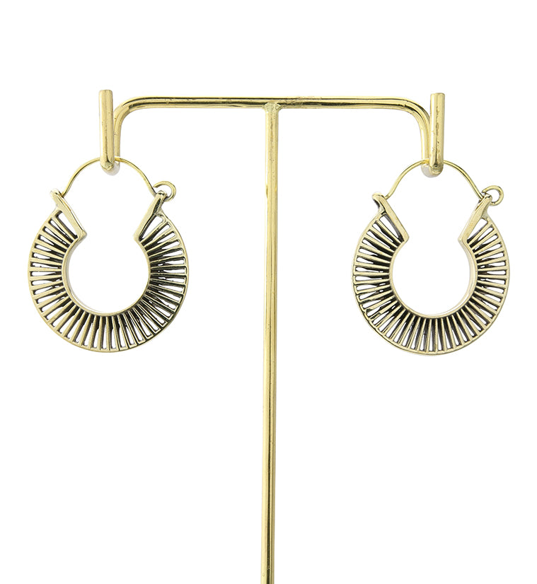 Vane Brass Hangers / Earrings
