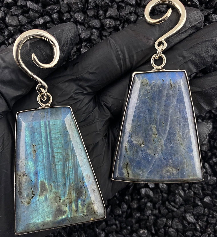 Labradorite Ear Weights