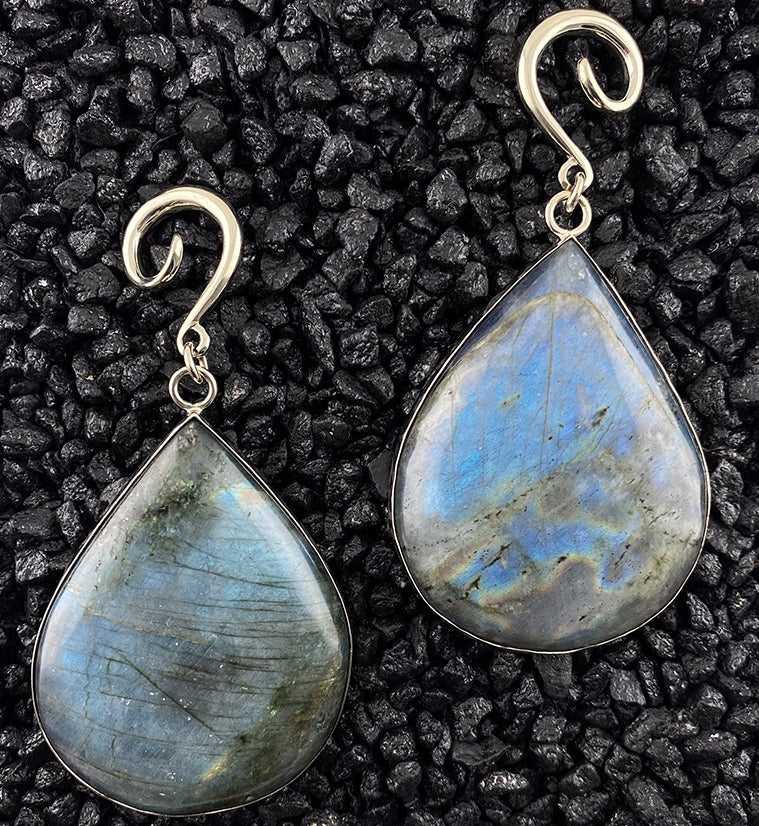 Labradorite Ear Weights Version 5