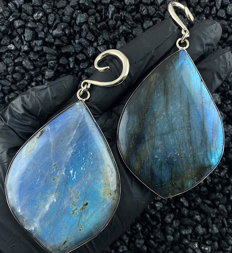 Labradorite Ear Weights