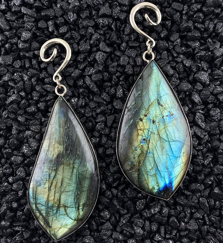 Labradorite Ear Weights