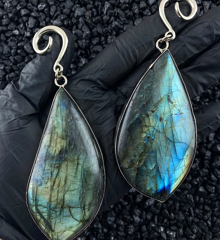 Labradorite Ear Weights