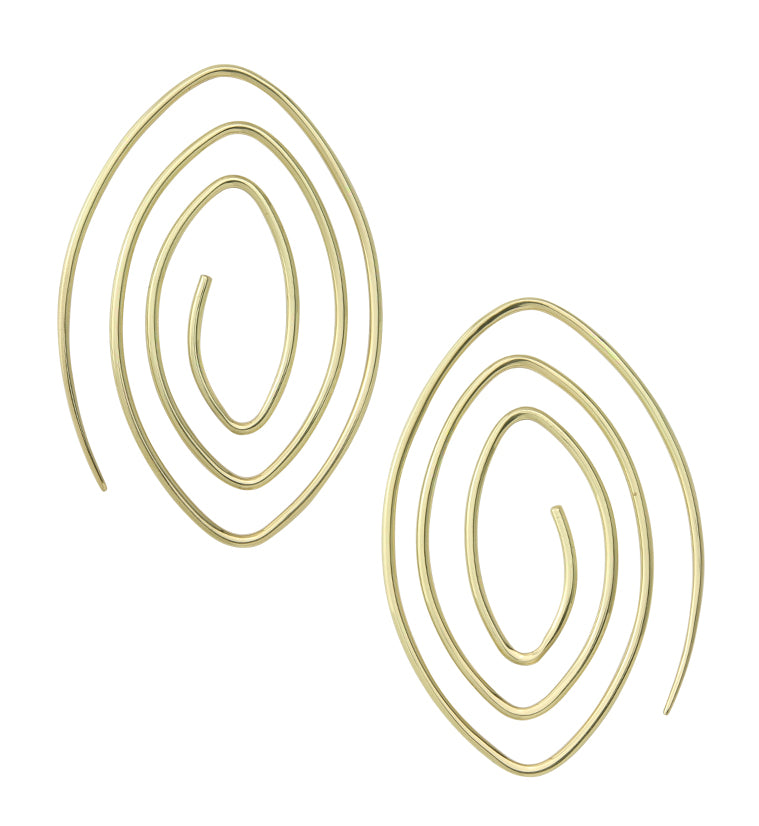 Whirl Brass Ear Weights / Hangers