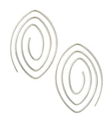 Whirl White Brass Ear Weights / Hangers