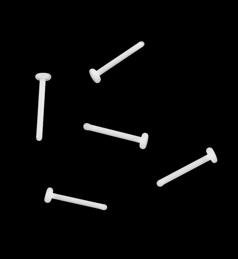 White Glass Hoop Nosebone