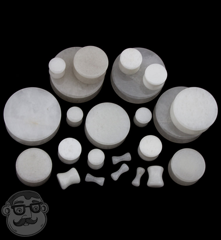 White Quartz Stone Plugs