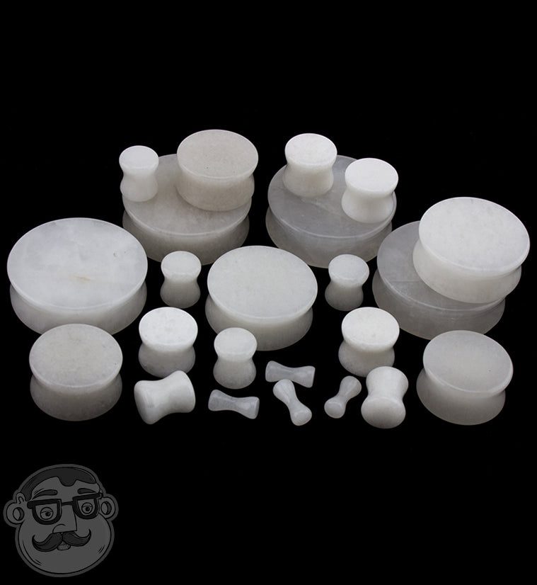 White Quartz Stone Plugs
