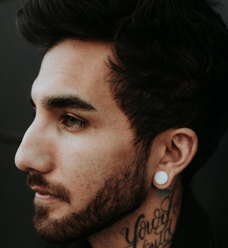 White Quartz Stone Plugs