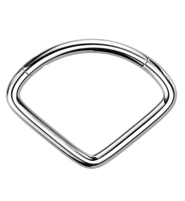 Wide Triangle Titanium Hinged Segment Ring