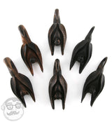 Carved Bat Wooden Hangers