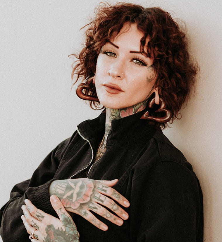 Wooden Heart Hanger Plugs