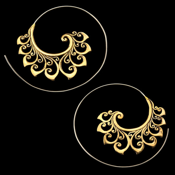 18G XL Ornamental Brass Spirals
