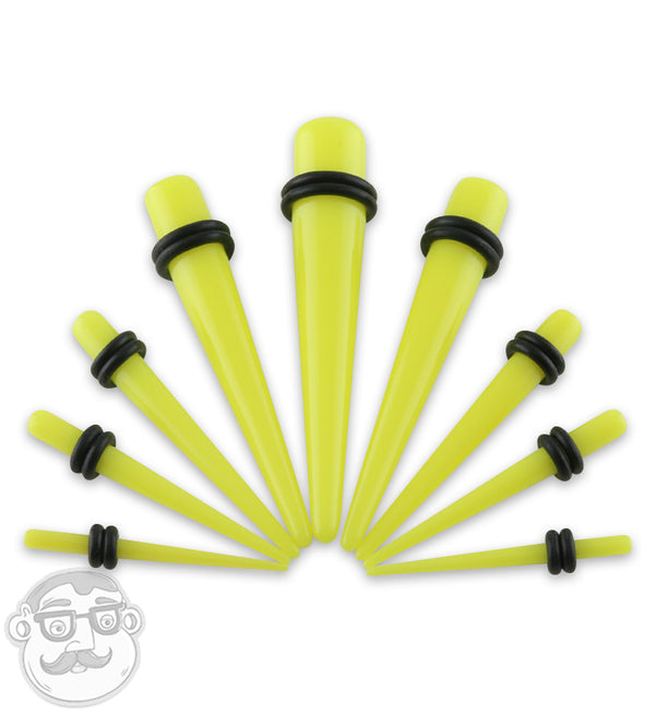 Yellow Ear Tapers Stretchers