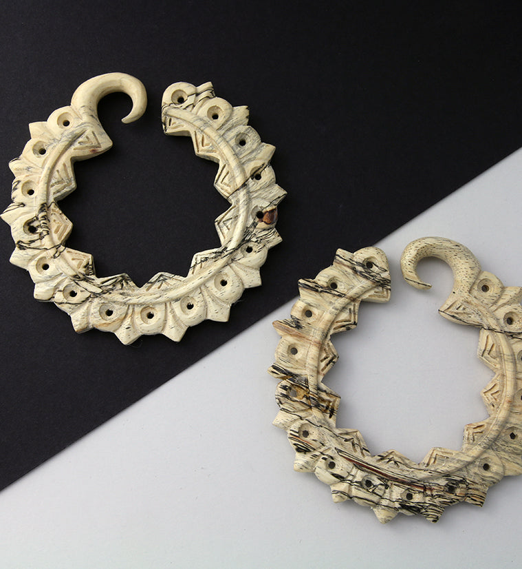 Zinnia Tamarind Wooden Ear Weights